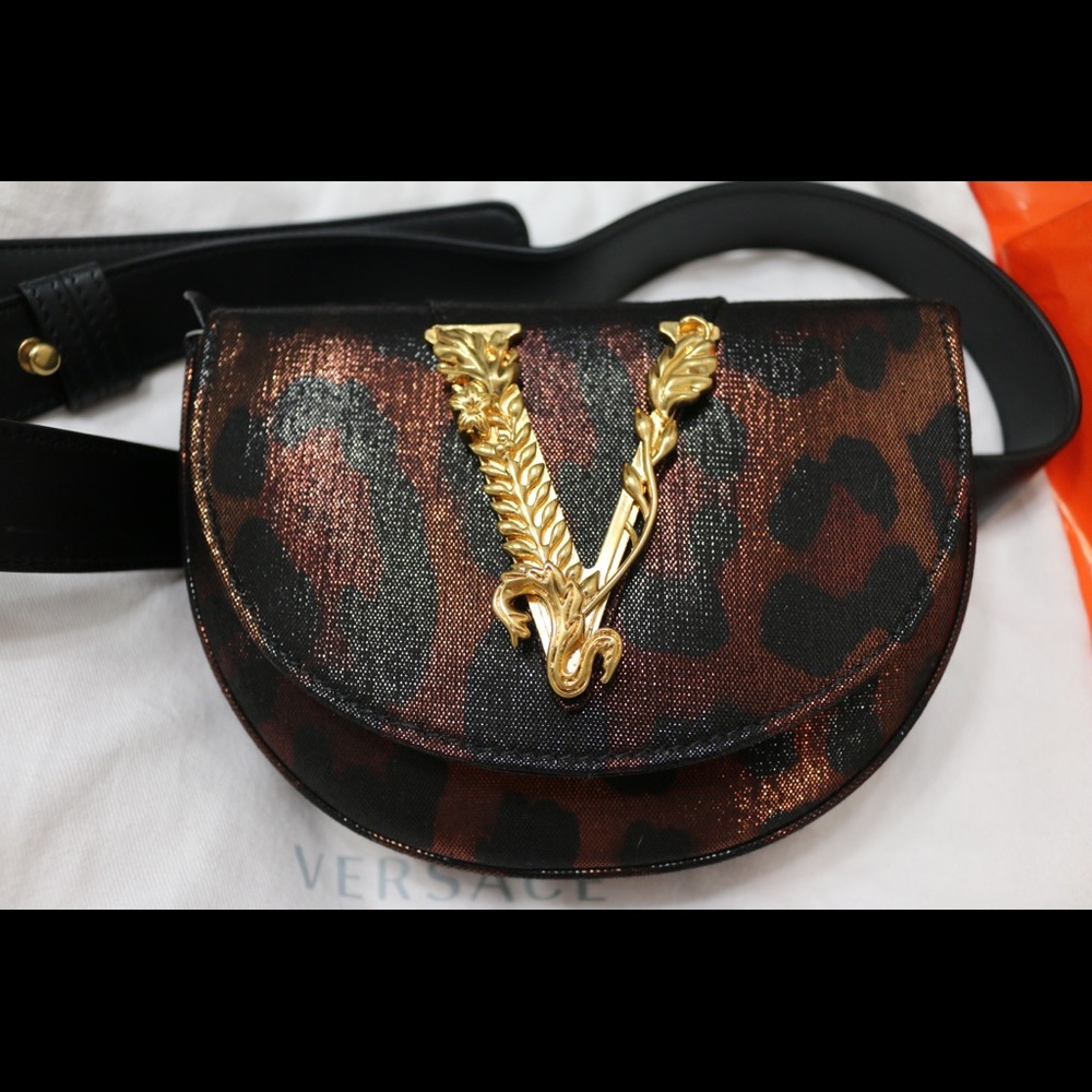Versace belt bag and crossbody bag in one